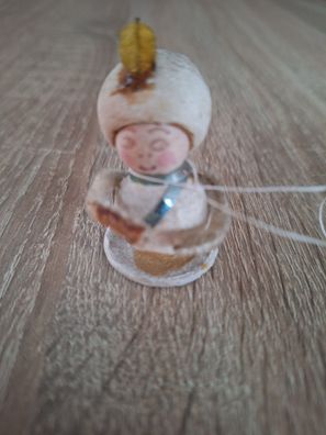 Christbaumschmuck, Baumbehang Pappe, Drahtarme Männchen