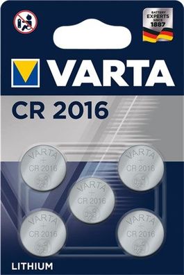 Varta 49615 Professional Electronics CR2016 (6016) - Lithium-Knopfzelle, 3 V