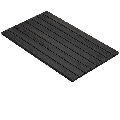 TEAK | Bistro Außen Tischplatte im Teak Design | Fichte Holz | 130 x 80 x 3,5cm | Sc