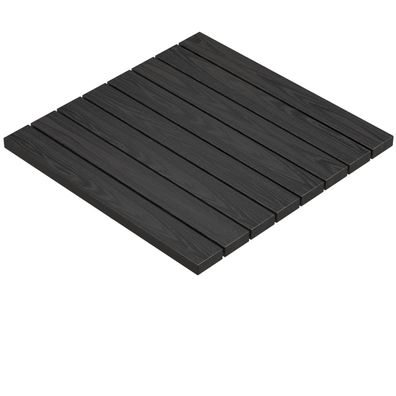 TEAK | Bistro Außen Tischplatte im Teak Design | Fichte Holz | 80 x 80 x 3,5cm | Sch