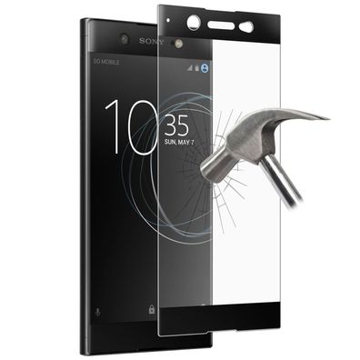 Puro GlasSchutzFolie 9H HartGlas DisplayFolie für Sony Xperia XA1 Premium