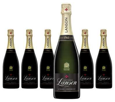 6 x Lanson Le Black Label Brut Champagne