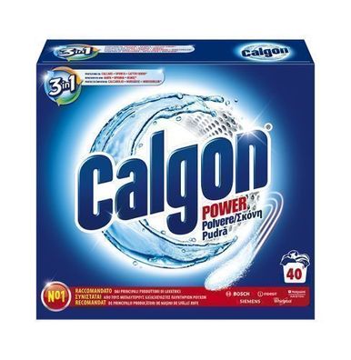 Calgon 3in1 Pulver Vollwaschmittel, 40 Waschladungen - 2kg