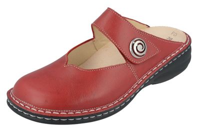 FINN Comfort Canaro Damen Clog rot pomodore Glattleder