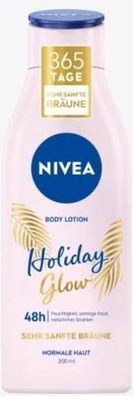 Nivea Holiday Glow Körperbalsam mit Vitamin E & Bräunungseffekt 200ml - Fér strahlend