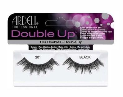 Ardell Double Up 201, Professionelle Wimpernbalken, 1 Paar