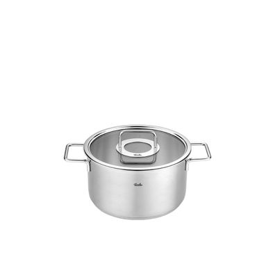 Fissler Fissler Pure Collection Kochtopf 24cm mit Glasdeckel 086-115-24-000/0