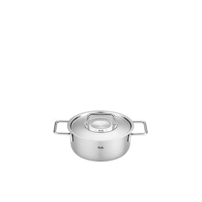 Fissler Fissler Pure Collection Bratentopf mit Metalldeckel 20 cm 086-124-20-000/0