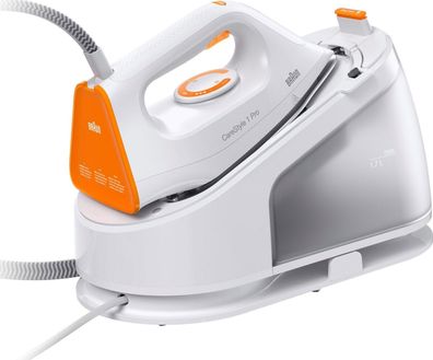 Braun CareStyle Bügeleisen Dampfbügelstation Dampfbügeleisen Orange/Weiß 2200 W