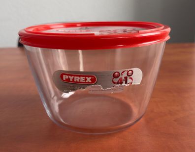 PYREX Rührschüssel mit Deckel – 1,6L Glas-Schüssel für Backen, Aufbewahrung