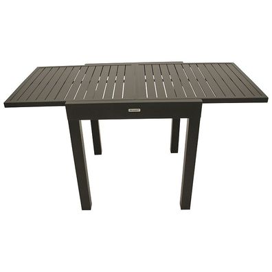 Balkon-Ausziehtisch 70/140x70cm, Aluminium dunkelgrau