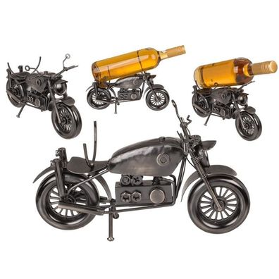 Flaschenhalter Motorrad aus Metall