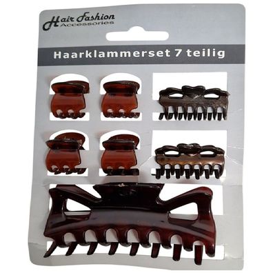 119x teilige Haarklammern Haarspangen für Damen & Mädchen Pferdeschwanz Halter Bunt