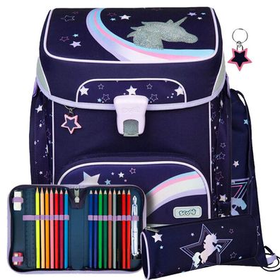 Scooli Easy Fit Schulrucksack Set Dreamland, Dreamland, Mädchen