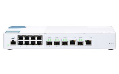 QNAP QSW-M408-2C - Switch - managed - 2 x 10 Gigabit SFP+ + 2 x C 10 G-Bit SFP+... ->