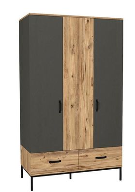 Kleiderschrank Kindezimmer Moderne Möbel Holz Luxus Design Braun Jugendmöbel