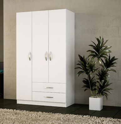 Stilvolle Kleiderschrank Schlafzimmer Garderobenschrank Weiß Holz Luxus Stil