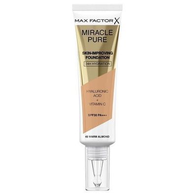 Max Factor Miracle Pure Foundation - Warmes Mandel 30ml