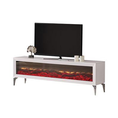 Kamin Elektrokamin Media Rtv Lowboard Tv Ständer Fernseher 154X41 Sideboard