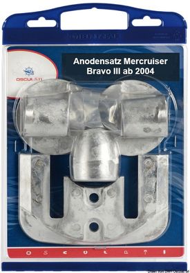 Anoden Set Mercruiser Bravo III ab 2004 Zink - Aluminium - Magnesium