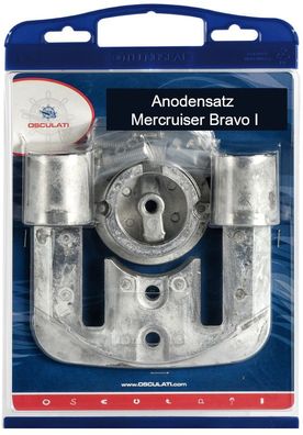 Anoden-Set Mercruiser Bravo I Zink - Aluminium - Magnesium