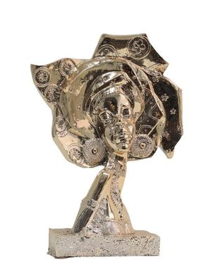 Design Büste Schicke Dame Figur Statue Skulptur Figuren Dekoration Skulpturen