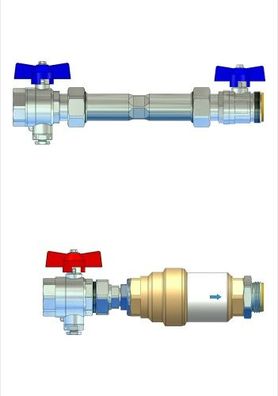 strawa Anschlussgarnitur e-class AG 1" WMZ-2F-VSB25