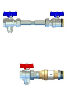 strawa Anschlussgarnitur e-class AG 3/4" WMZ-2F-VSB20