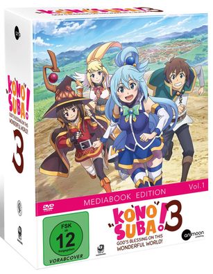 KonoSuba - Staffel 3 - Vol.1 + Sammelschuber - Limited Edition - DVD - NEU