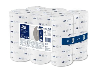 TORK 472650 Toilettenpapier 3-lagig 18 Rollen weiß Sys. T7 Premium