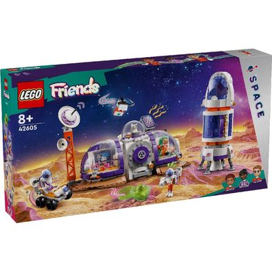 LEGO® 42605 Friends Mars-Raumbasis mit Rakete (981 Teile) Bausteine Klemmsteine