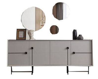 Sideboard Kommode Schrank Anrichte Kommoden Highboard Schrank Spiegel 3Tlg