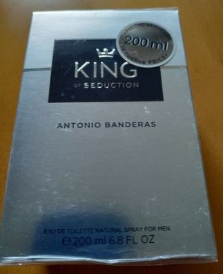 Antonio Banderas King of Seduction Eau de Toilette 200ml EDT Men