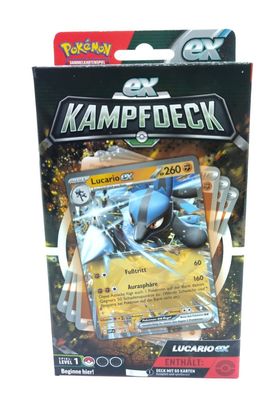 Pokémon Sammelkartenspiel LucarioEx Kampfdeck mit 60 Karten