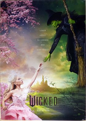 Wicked - Original Kinoplakat A0 - Teasermotiv -Cynthia Erivo Ariana Grande-Filmposter