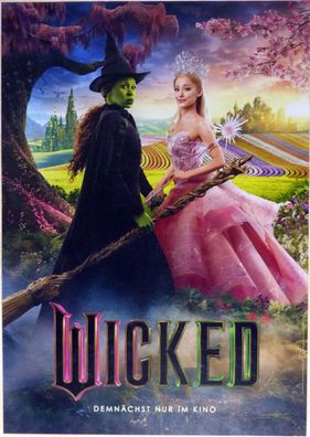 Wicked - Original Kinoplakat A1 - Hauptmotiv - Cynthia Erivo Ariana Grande-Filmposter