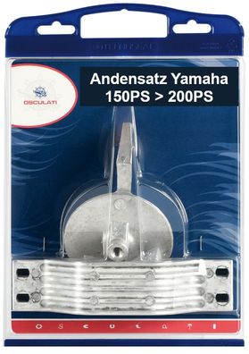 Yamaha-Außenborder 150PS > 200PS Anoden-Set Zink - Aluminium - Magnesium