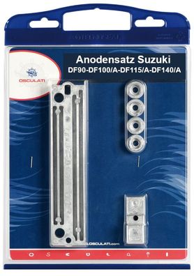 Suzuki-Außenborder DF90- DF100 & "A" - DF115 & "A" - DF140 & "A" Modelle Anoden-Set Z