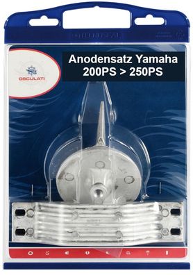 Yamaha-Außenborder 200PS > 250PS Anoden-Set Zink - Aluminium - Magnesium