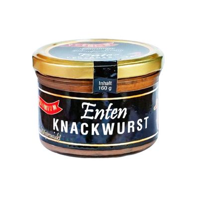 Enten-Knackwurst im Glas