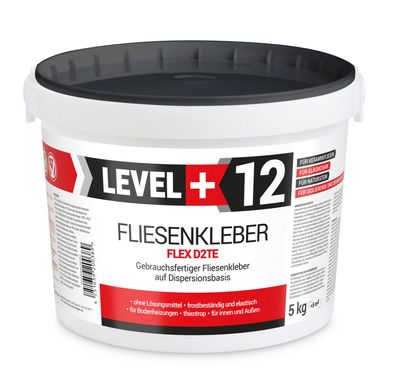 Fliesenkleber 5 Kg Fertig Dispersionkleber Flexmörtel wasserdicht Top RM12