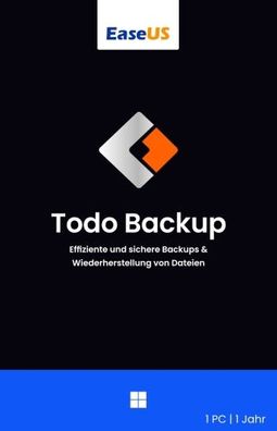 EaseUS Todo Backup Home / Windows / 1 PC / 1 Jahr / KEY (ESD)