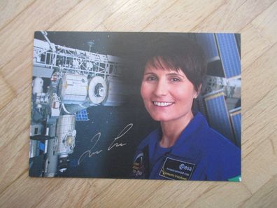 ESA Astronautin Samantha Cristoforetti - handsigniertes Autogramm!!