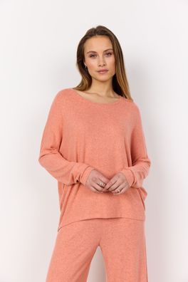 Soyaconcept Bluse Biara in Peach Pink Melange