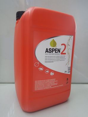 25 Liter ASPEN 2-Takt Alkylatbenzin | Sonderkraftstoff Benzin Kettensäge