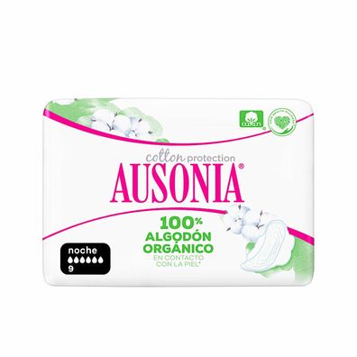 Ausonia Organic 100% Nacht Alas 9 Einheiten