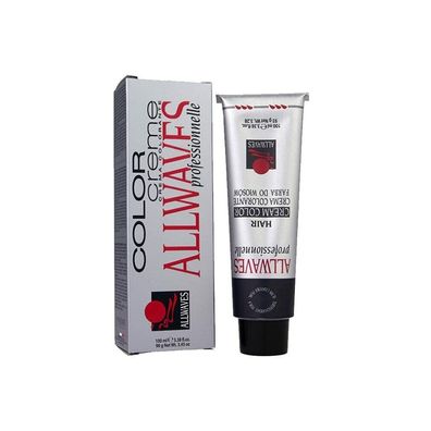 Allwaves Professionnelle Cream Color 5.4 Copper Light Brown, 1er Pack (1 x 100ml)