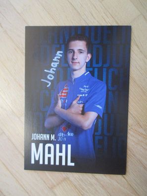 Tischtennis Bundesliga TTC Jülich Saison 24/25 Johann M. Mahl - handsign. Autogramm!!