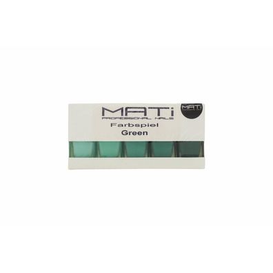 MATi Professional Nails Geschenkset Green 5 x 5 Nagellack