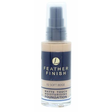 Lentheric Feather Finish Matte Touch Moisturising Foundation 30ml - Soft Beige 02